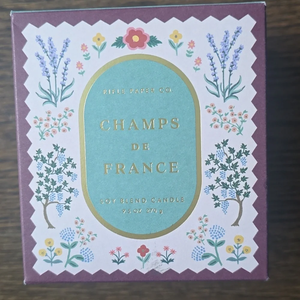 ❤️BUY 5 GET 3 FREE  Champ De France Candle, Size 9.5 oz, Retail Price $38.00 USD